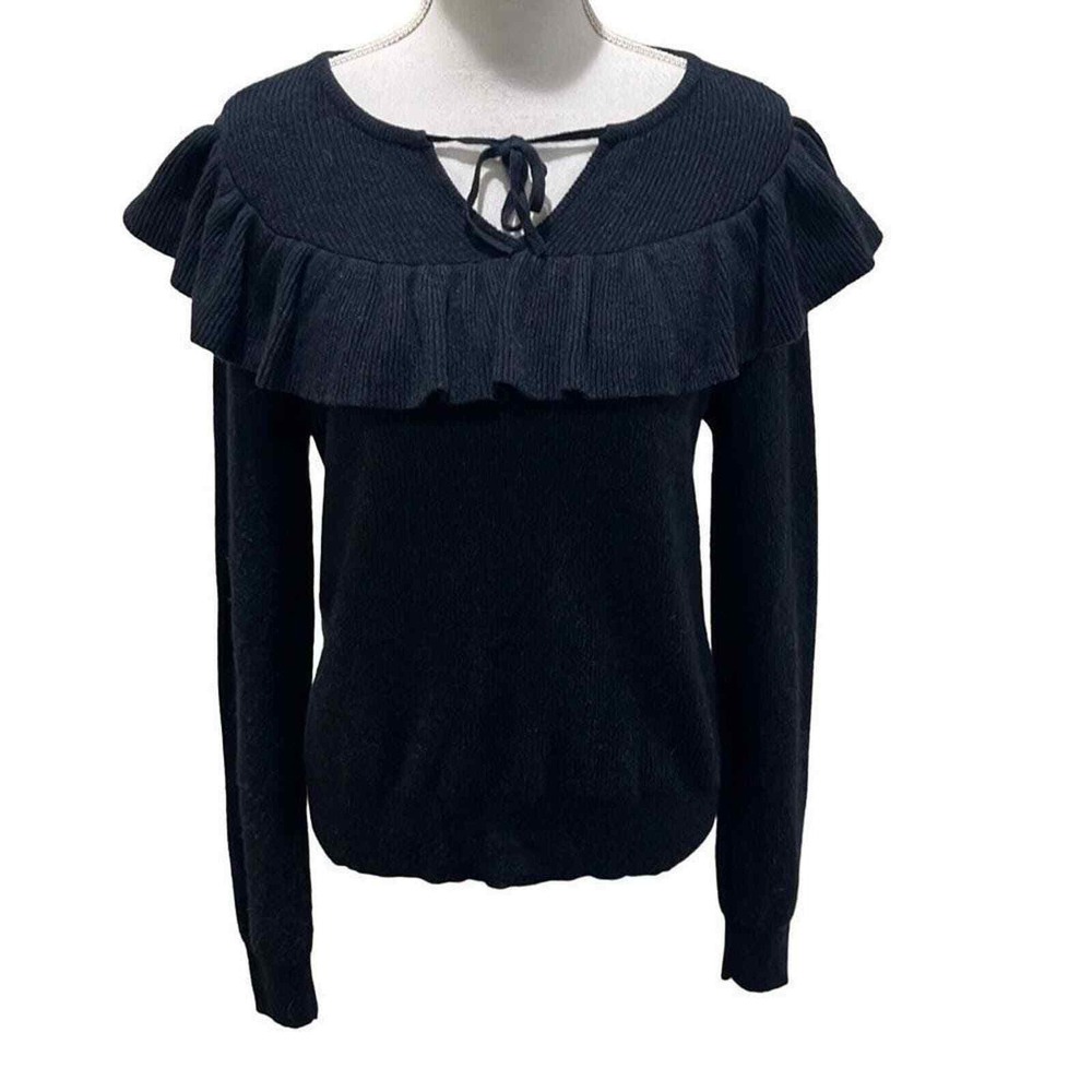 MADEWELL womens sweater navy wool large‎ blue soft sweater coastal cowgirl cozy